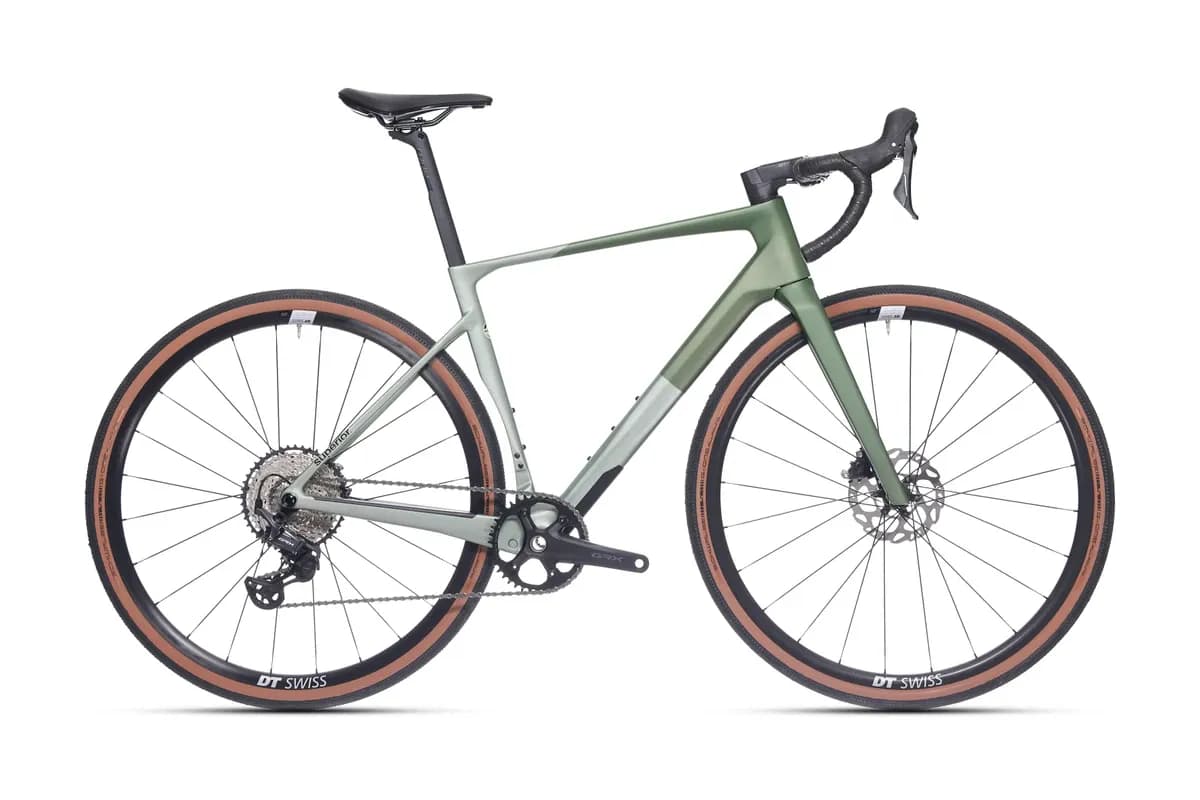 Superior XR 9.5 GR 2025 — карбоновый гравийный велосипед, цвет Matte Green Grey