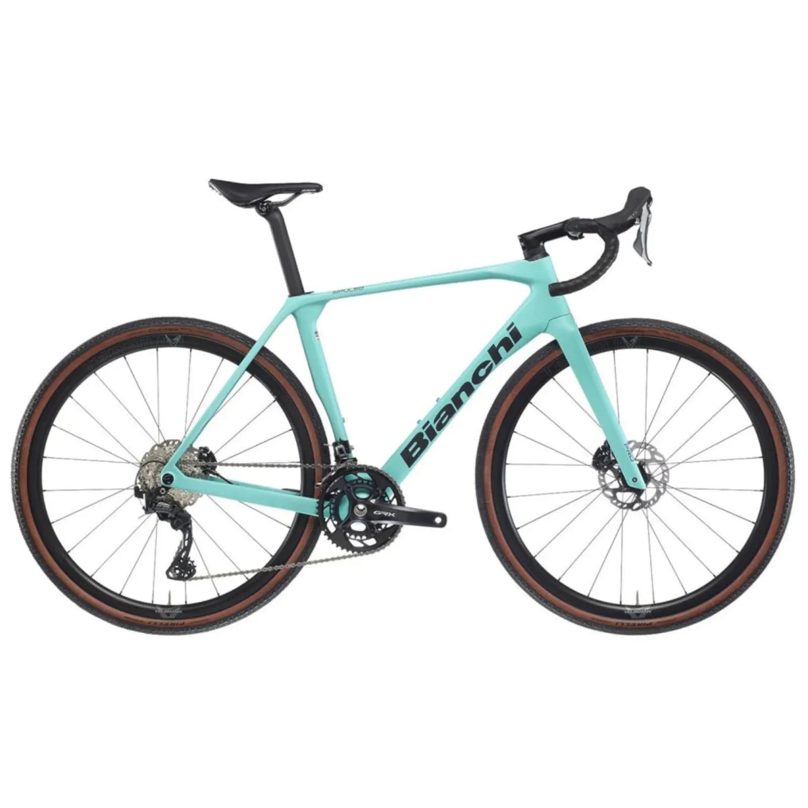 Bianchi Impulso RC GRX 825 Di2 2025 — аэро-гравийный велосипед, цвет Celeste Metallic — фото 2