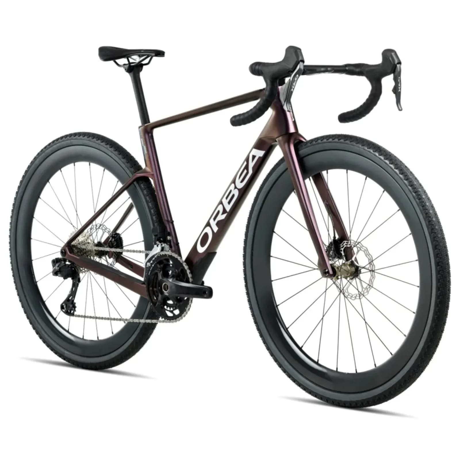 Orbea Terra Race M20LTD 2026 — гоночный карбоновый гравийник OMX, цвет Sunset Carbon View — фото 2