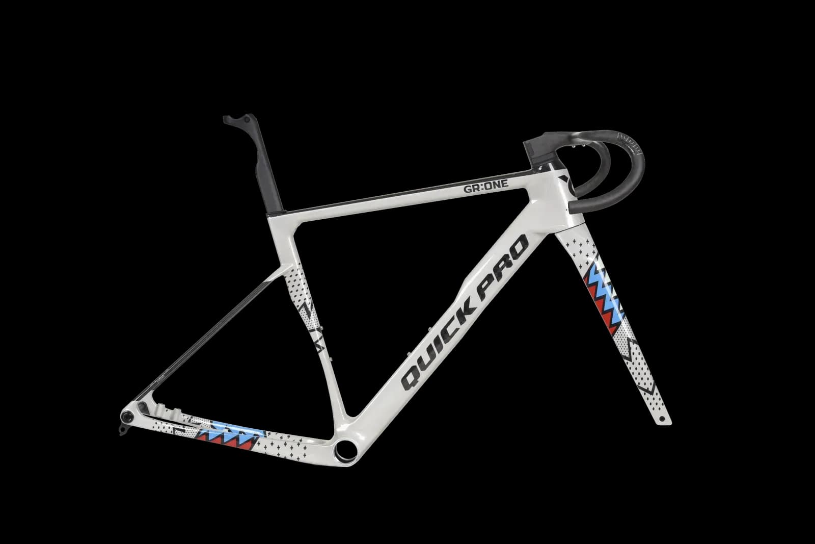 Quick Pro GR:ONE Frameset 2025 — гравийный фреймсет, T1100+M65 карбон — фото 2