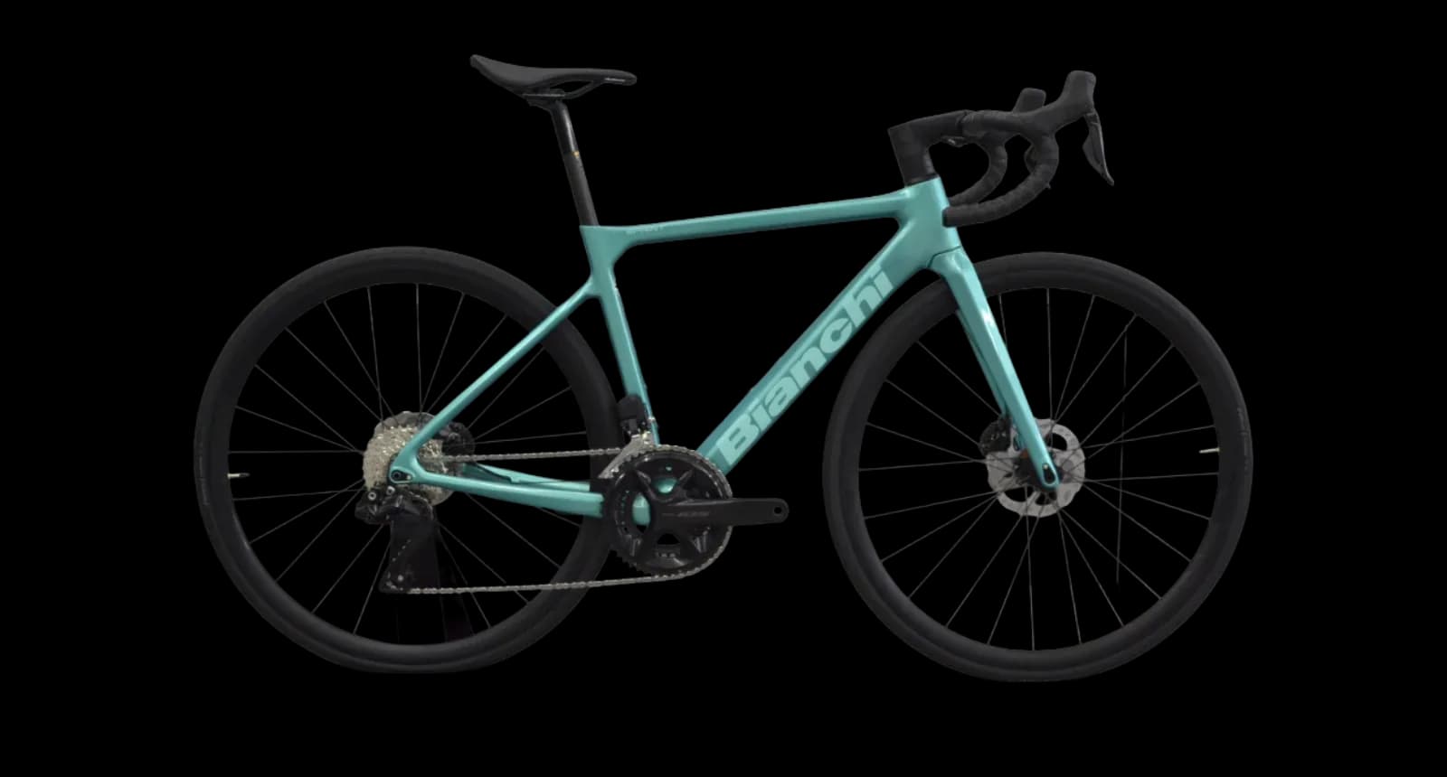 Bianchi Sprint 105 2025 — карбоновый шоссейный велосипед, цвет Celeste — фото 2