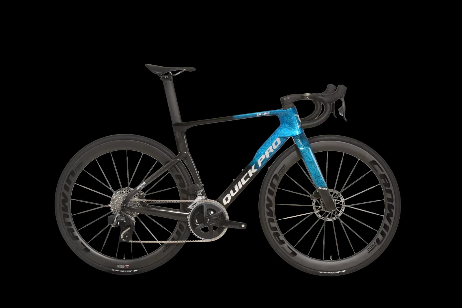 Quick Pro ER:ONE Dura-Ace Di2 2025 — аэро шоссейный велосипед, T1100+M56 карбон — фото 3