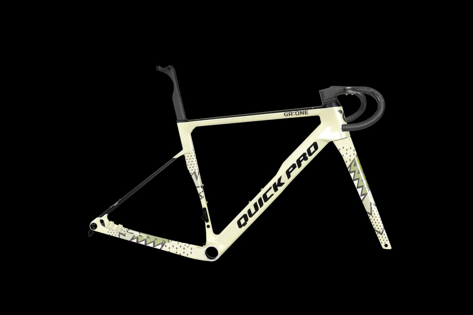 Quick Pro GR:ONE Frameset 2025 — гравийный фреймсет, T1100+M65 карбон — фото 3