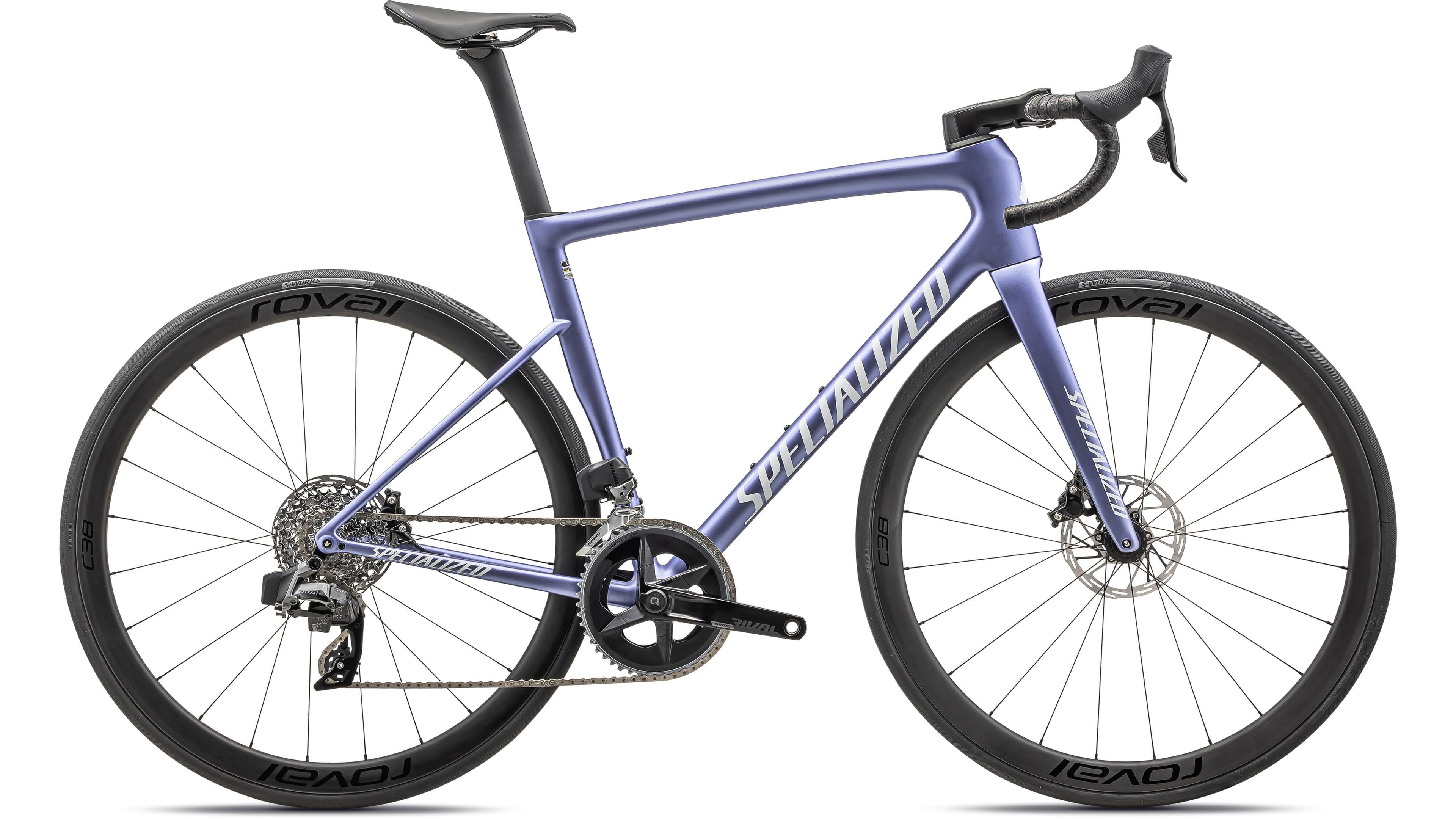 Specialized Tarmac SL8 Expert 2025 — гоночный шоссейный велосипед с карбоновыми колёсами Roval C38 — фото 2