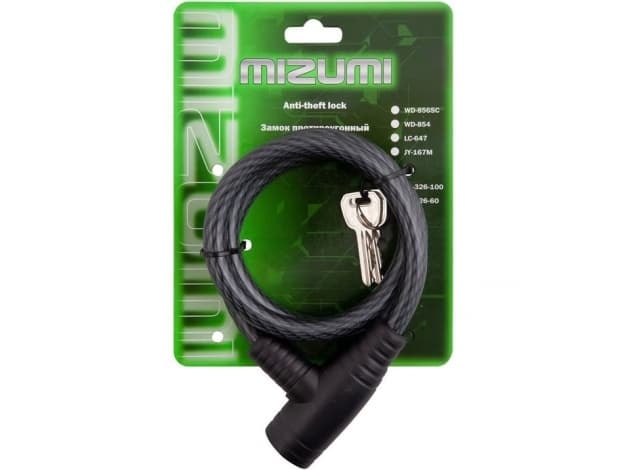 Замок с ключом BikeLok 326 длина 1000 мм.