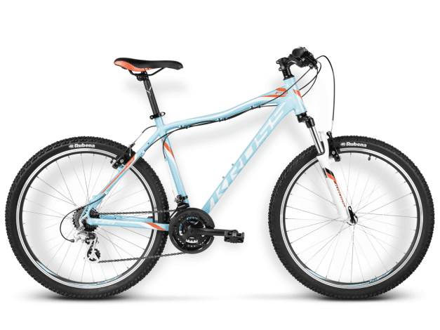 KROSS LEA F2 2016 (azure-orange-white-glossy)