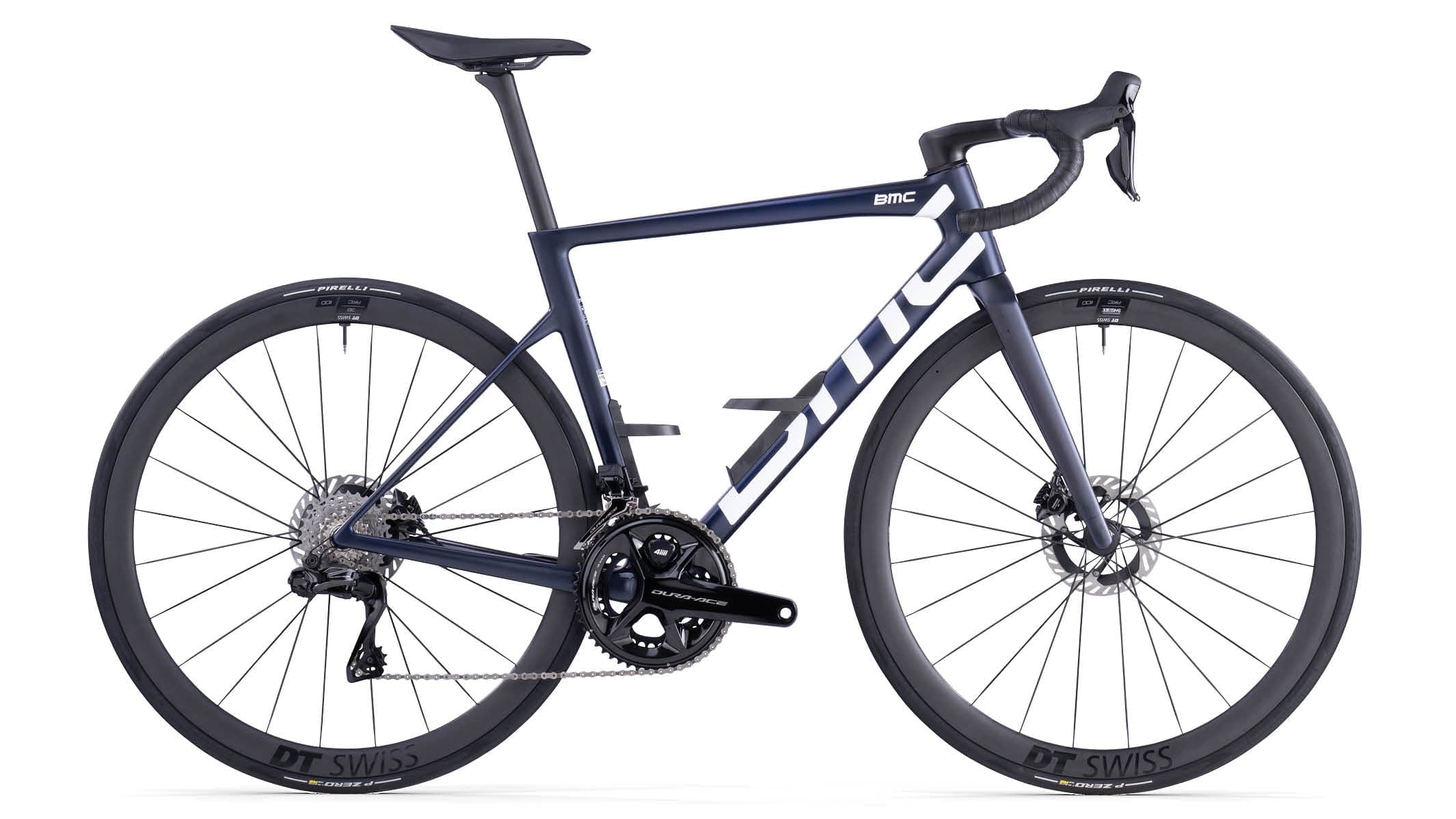 BMC Teammachine SLR01 Two 2026 — гоночный шоссейный велосипед, цвет Blue Carbon / White