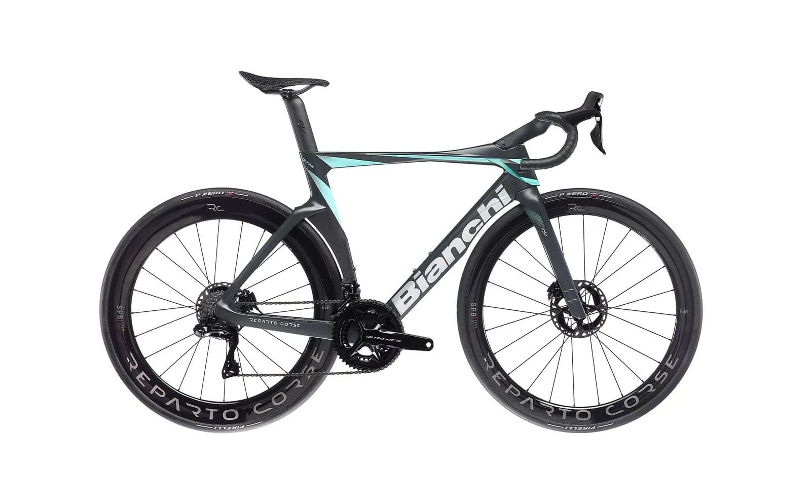 Bianchi Oltre RC Dura Ace Di2 12S W420/ Черный-Целесте