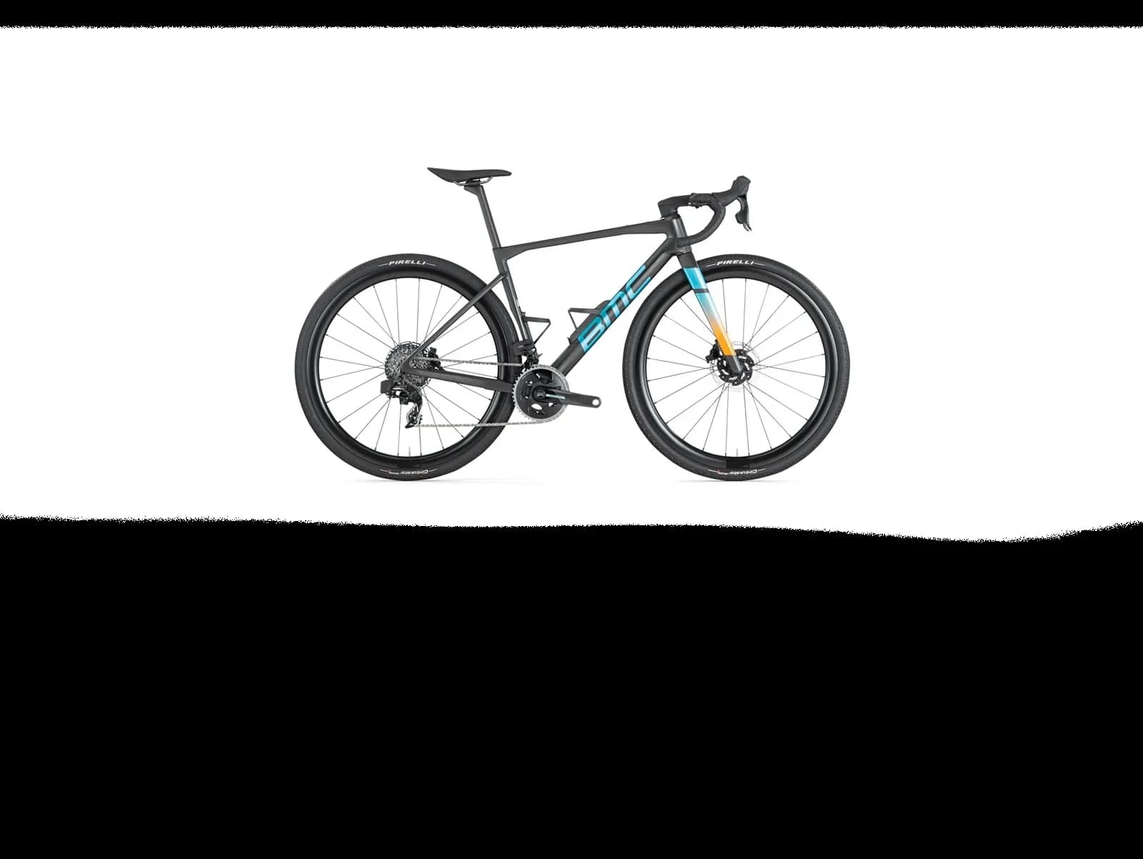 BMC Велосипед gravel BMC Kaius 01 TWO Force AXS Wide 2x12 Carbon/Blue/Orange