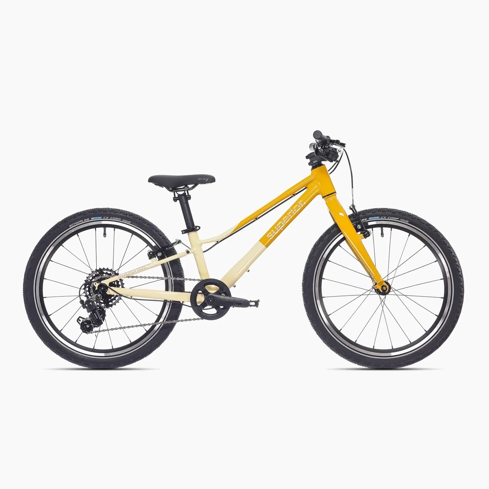 Superior Велосипед Superior F.L.Y. 20 VB Gloss Yellow/White 2026