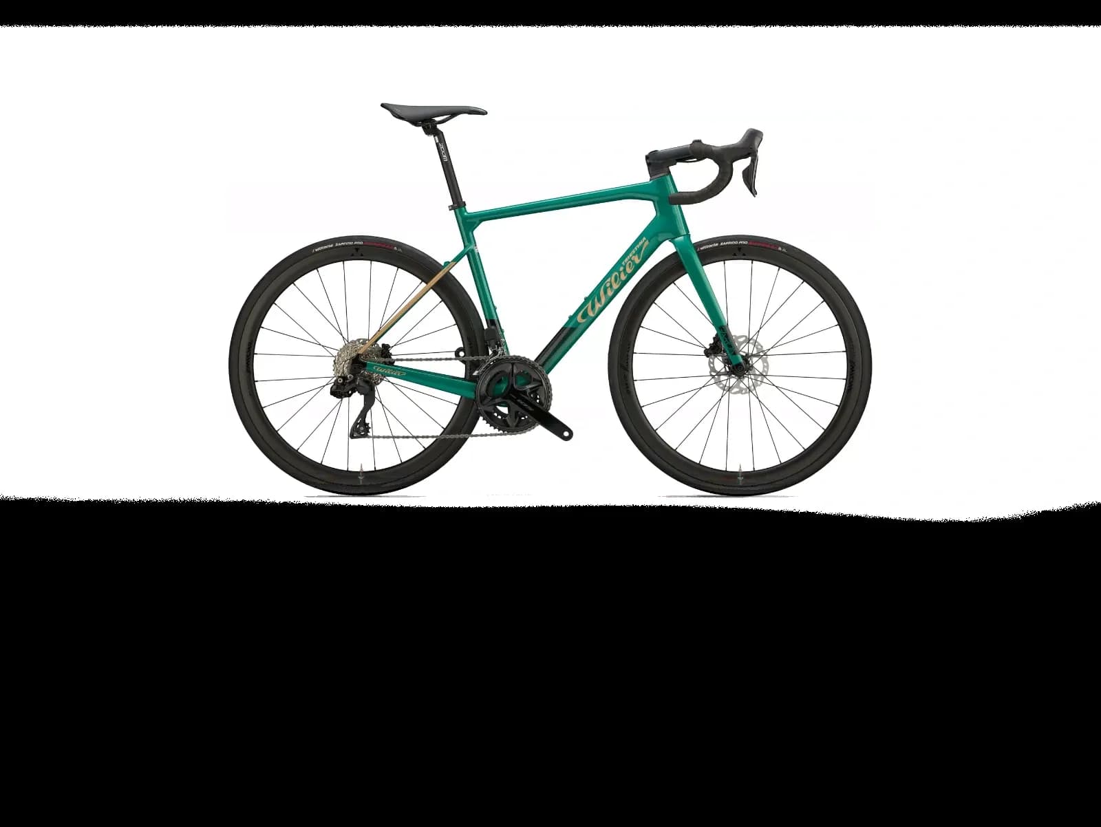 Wilier Велосипед шоссейный Wilier GARDA 105 Di2 React 40 GREEN/GOLD